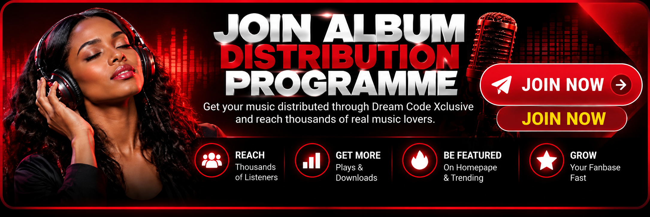 Join Album Distribution Programme